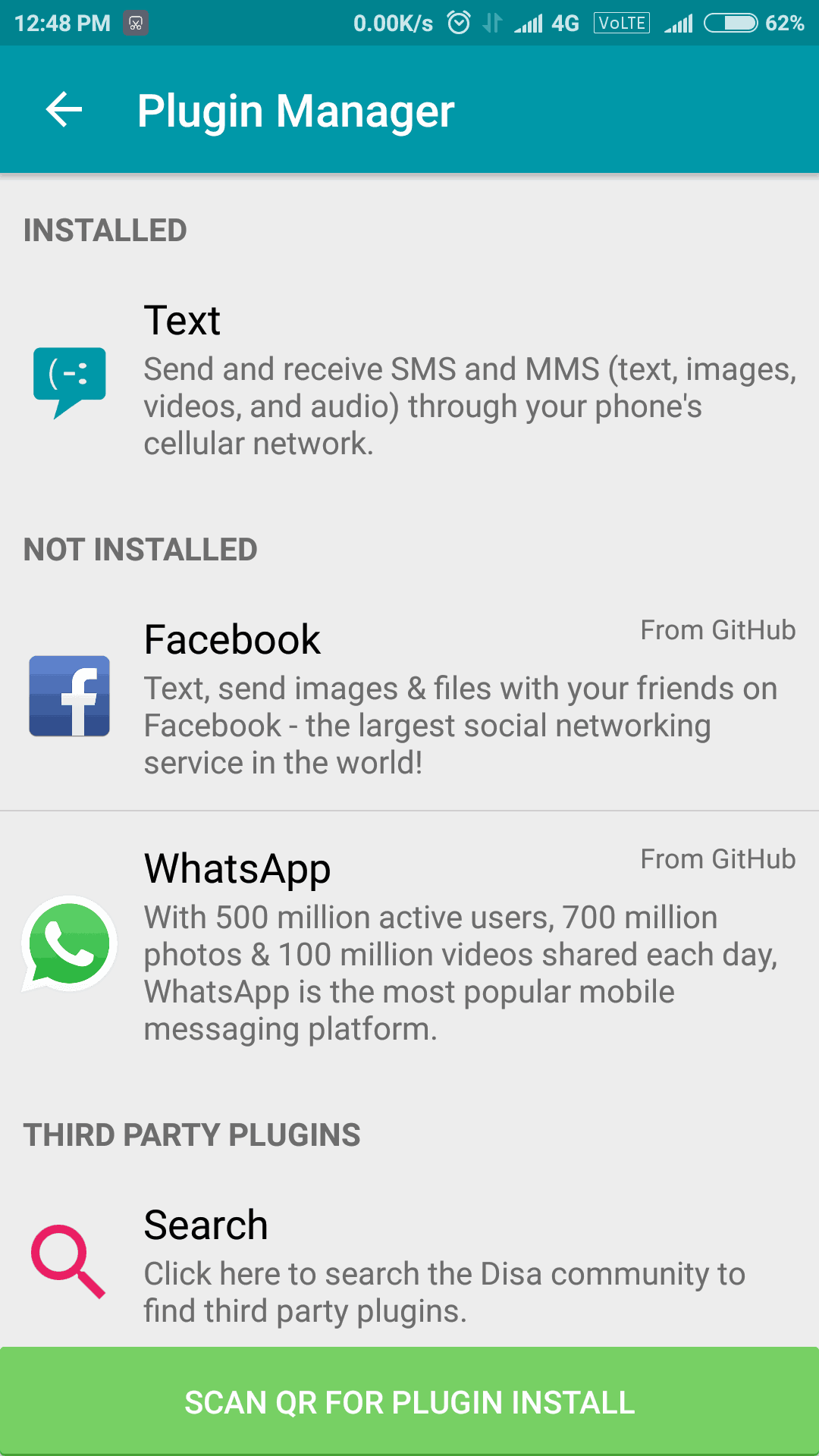 how to add two accounts in one whatsapp