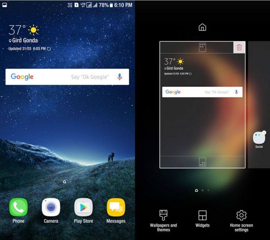 Samsung Galaxy S8 Launcher APK
