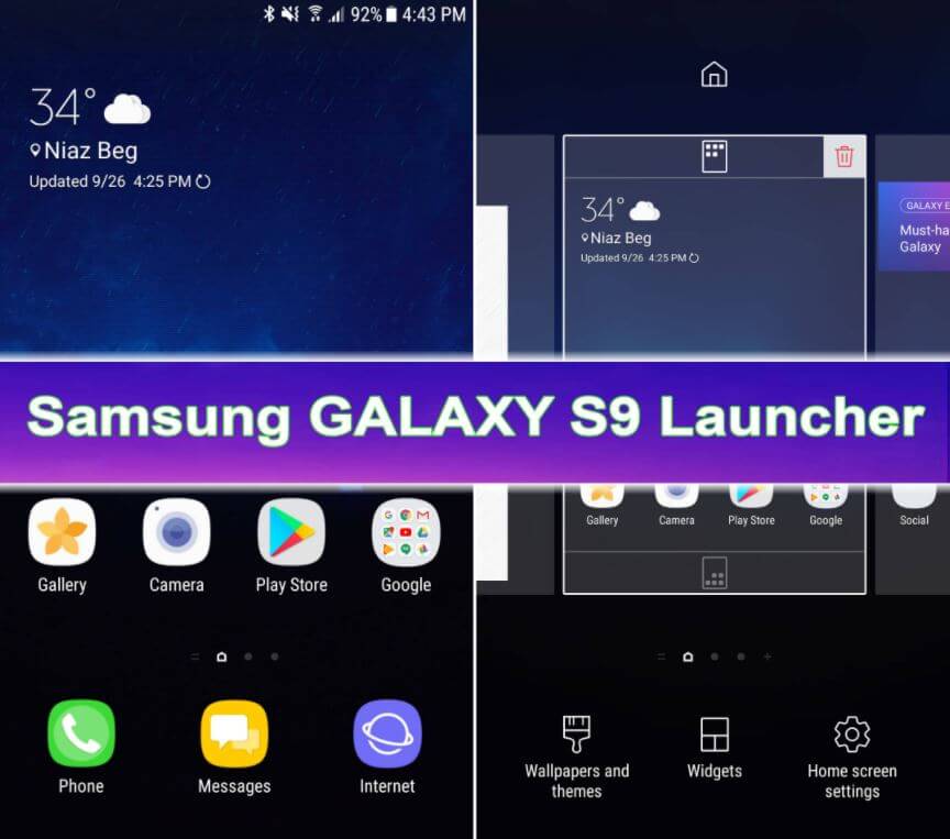 Samsung Galaxy S9 Launcher APK