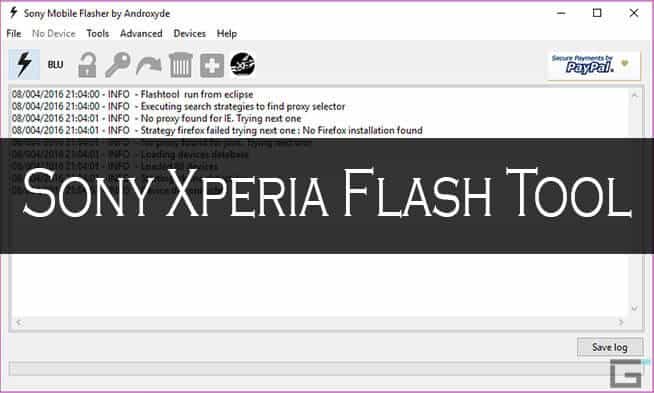 Sony Xperia Flash Tool