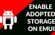 Enable Adopted Storage on Emui